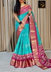 Wow Rekko Silk Sarees With All Over Floral Design Along With Contrast Weaving Border Saree Wholesale Suppliers In Mumbai
